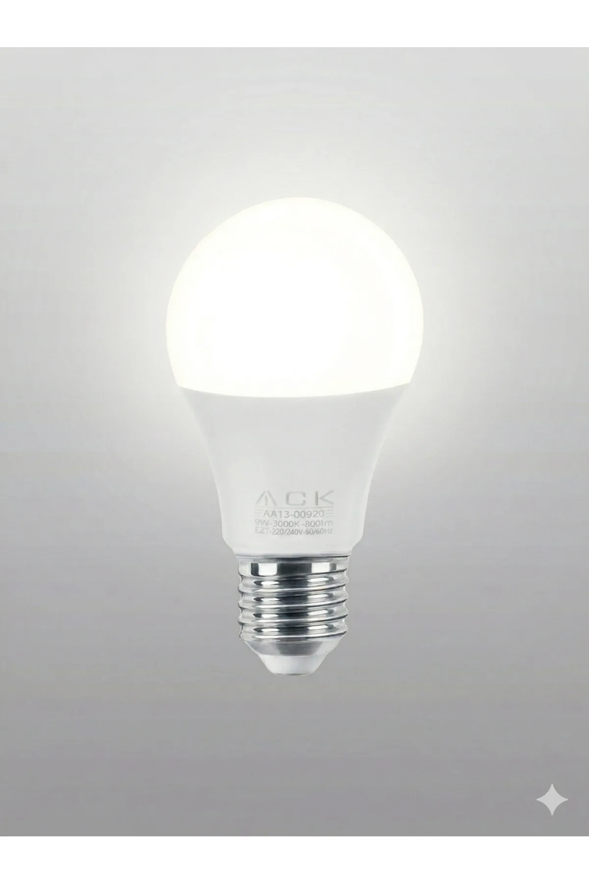 LED Ampul 9W E27 A60 4000K 5 Adet - Görsel 2