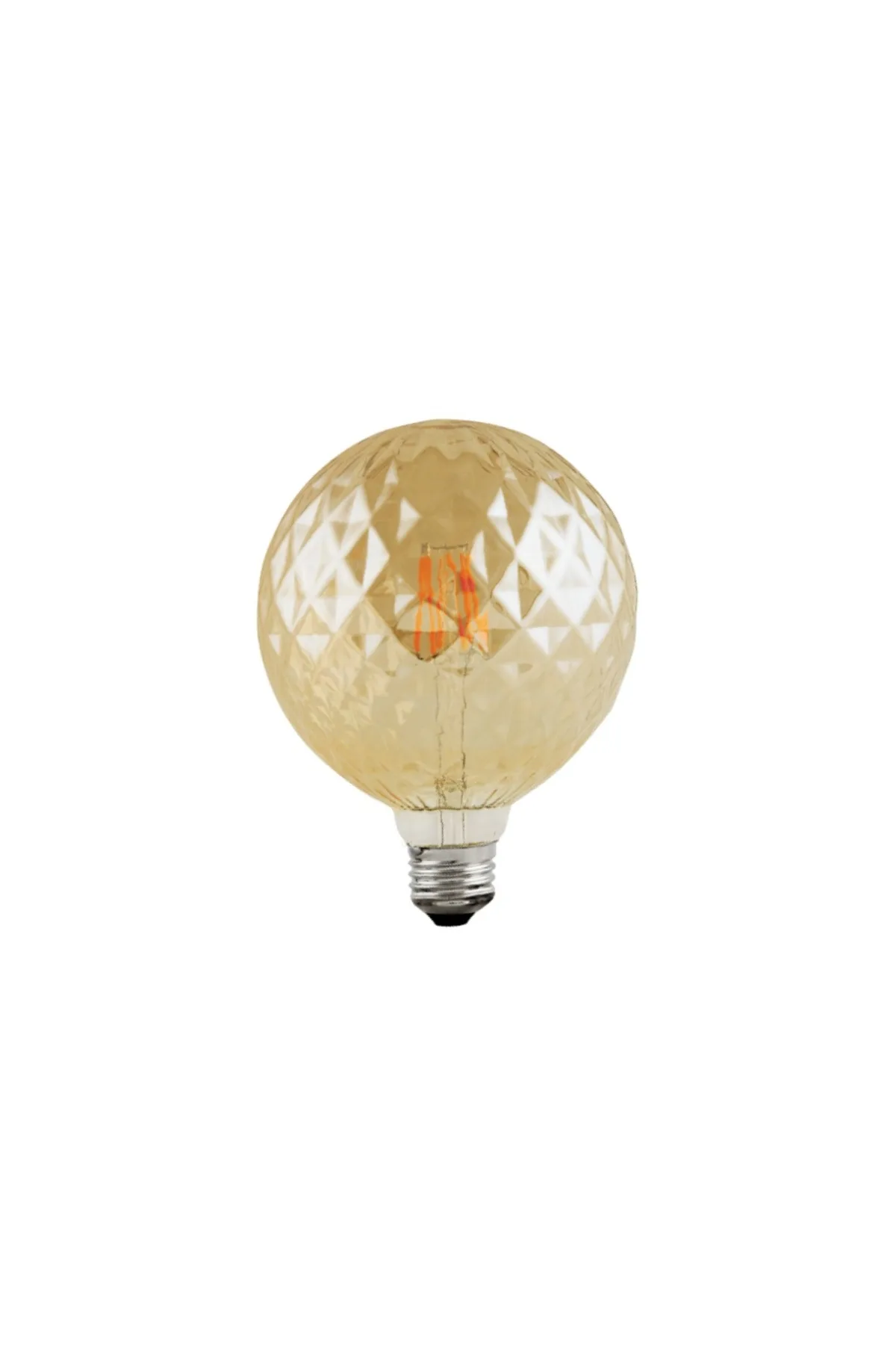 LED Rustik Ampul G125 4W 2200K E27 Vintage Dekoratif Ampul (50.000 Saat) - Görsel 2