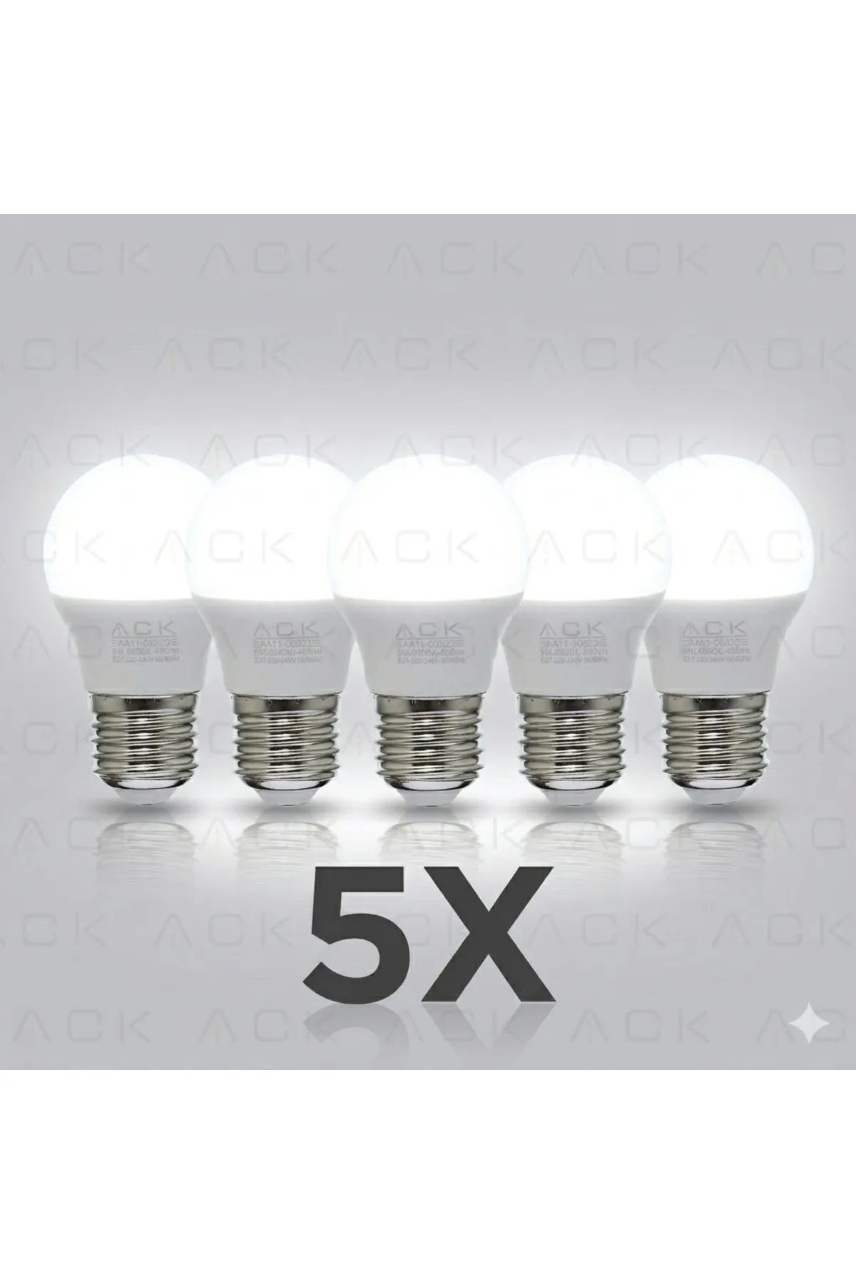 TOP AMPUL 5W 6500K E27 5 Lİ PAKET 50.000 SAAT KULLANIM ÖMRÜ