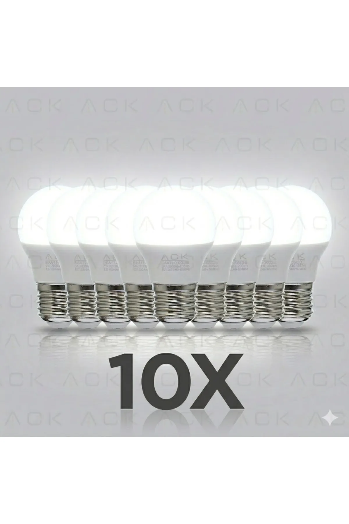 TOP AMPUL 5W 6500K 50.000 SAAT KULLANIM ÖMRÜ E27 10 LU PAKET