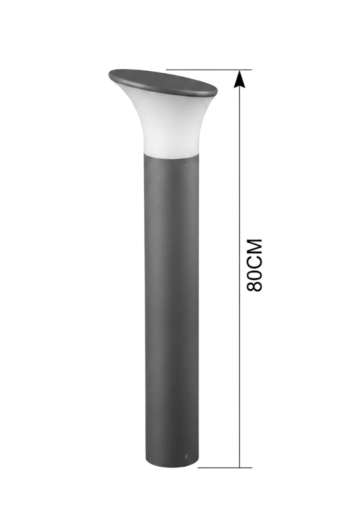 LH-11407 E27 DUYLU BAHÇE BOLLARD IP54 - Görsel 2