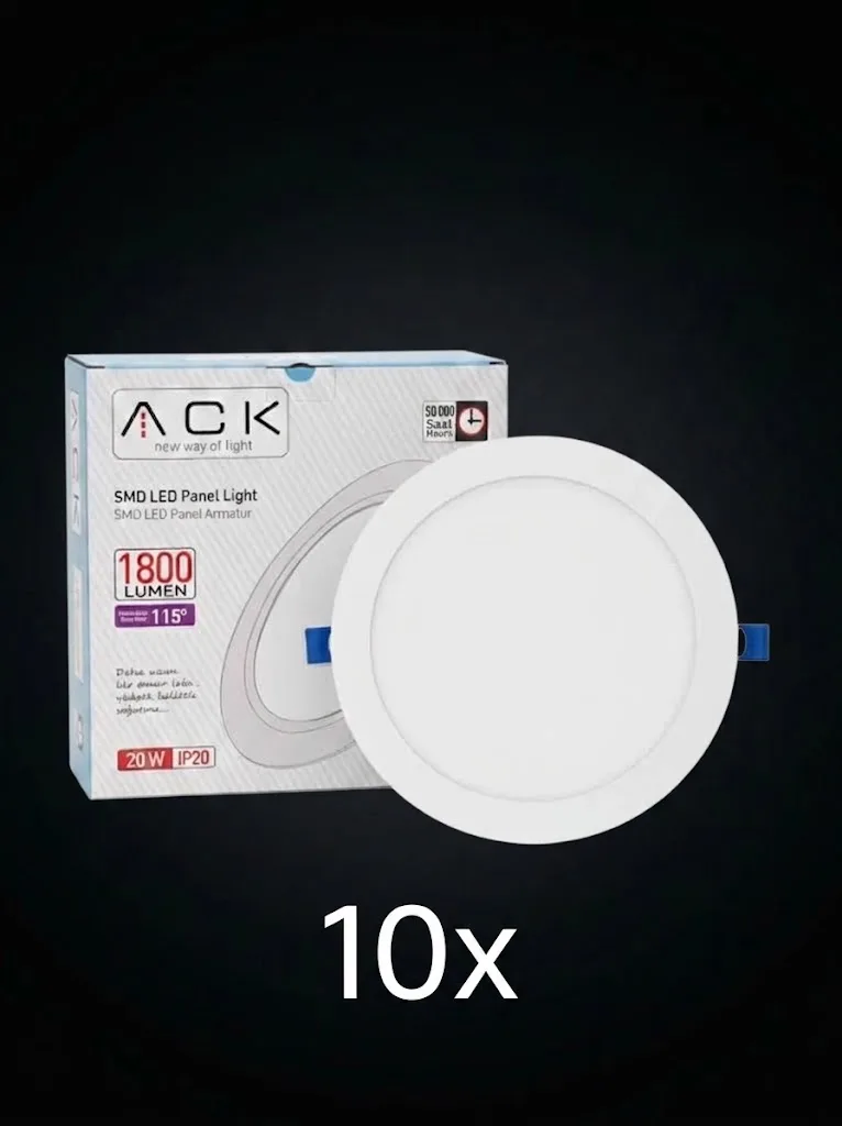 20W Sıva Altı Led Panel 3200K 10 ADET
