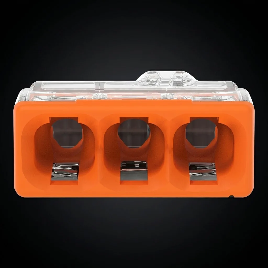 Wago 2273-203 3 Lü Buat Klemensi Tırnaksız 100 adet - Görsel 2