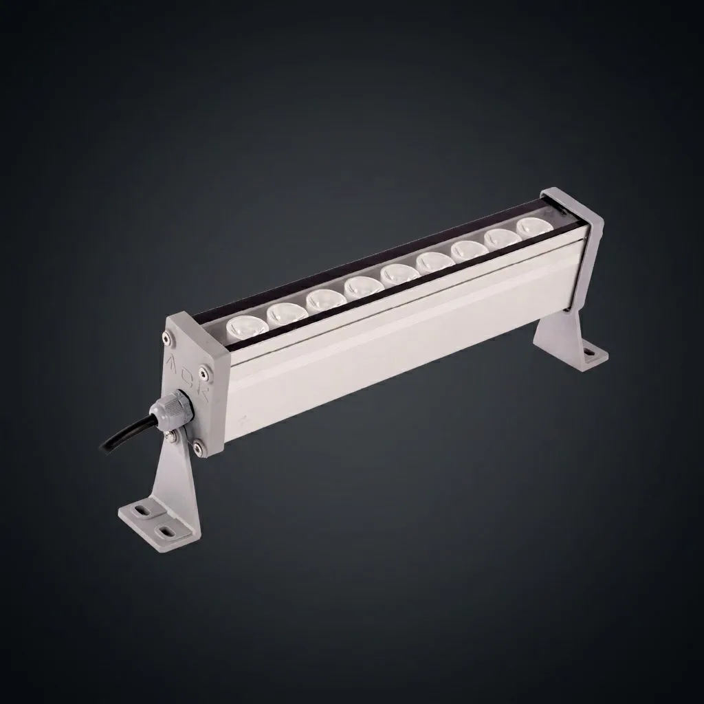9x1W KIRMIZI IP67 27CM LED WALLWASHER