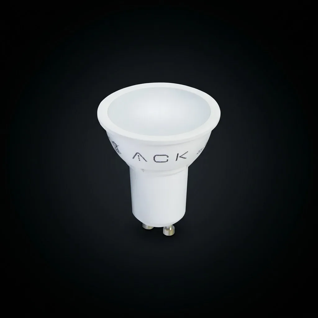 SMD LENS LED AMPUL DİMLİ GU10 5W Beyaz 10 Adet
