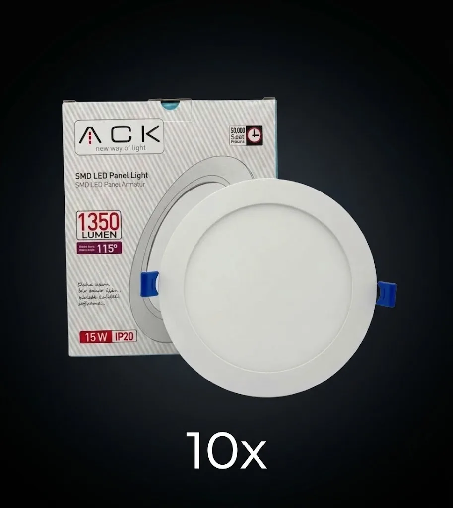 15W Sıva Altı Led Panel 3200K 10 ADET