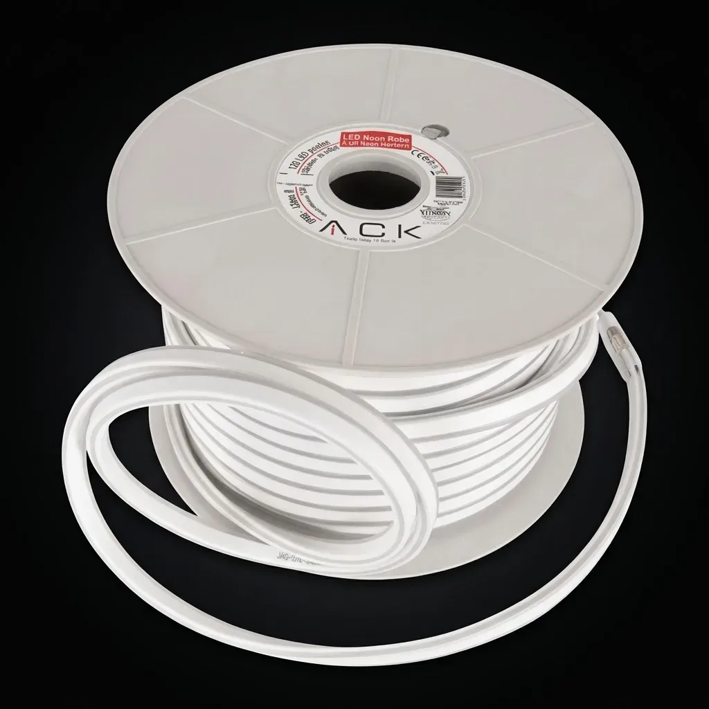 220V IP65 NEON LED GÜNIŞIĞI 3000K 50 METRE