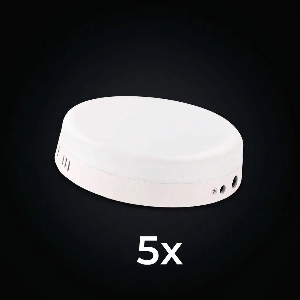 24W 4000K SICAK BEYAZ SIVA ÜSTÜ LED ARMATÜR 5 ADET