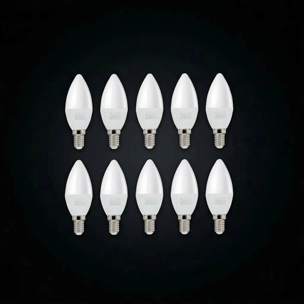 Mum LED Ampul 7W E14 4000K 10 Adet