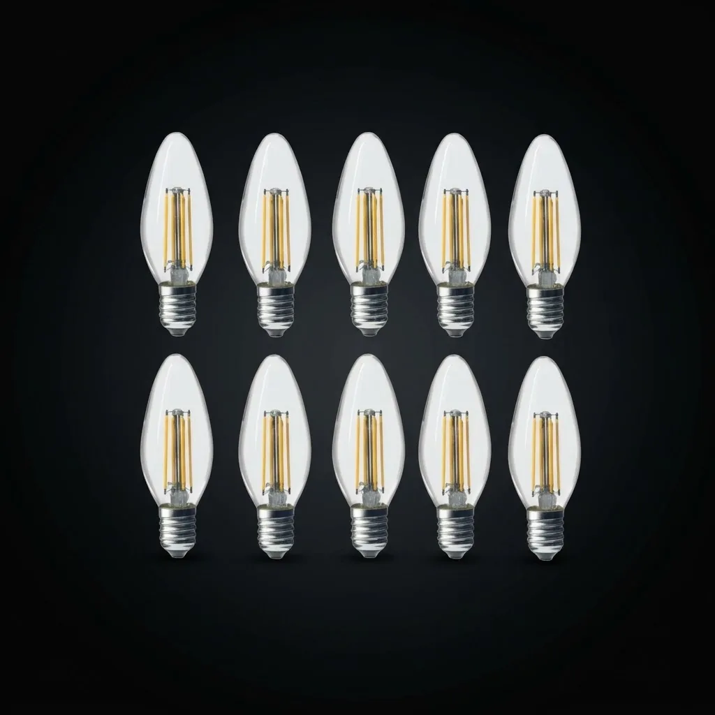 LED Rustik Ampul 4W E14 Gün Işığı 10 Adet