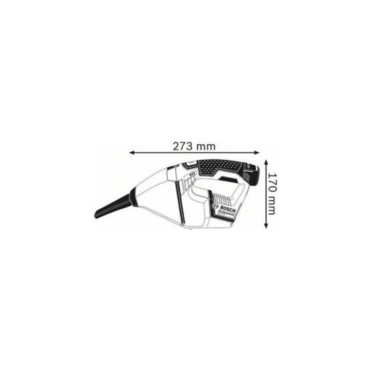 BOSCH GAS 12V AKÜLÜ EL SÜPÜRGESİ - Görsel 2