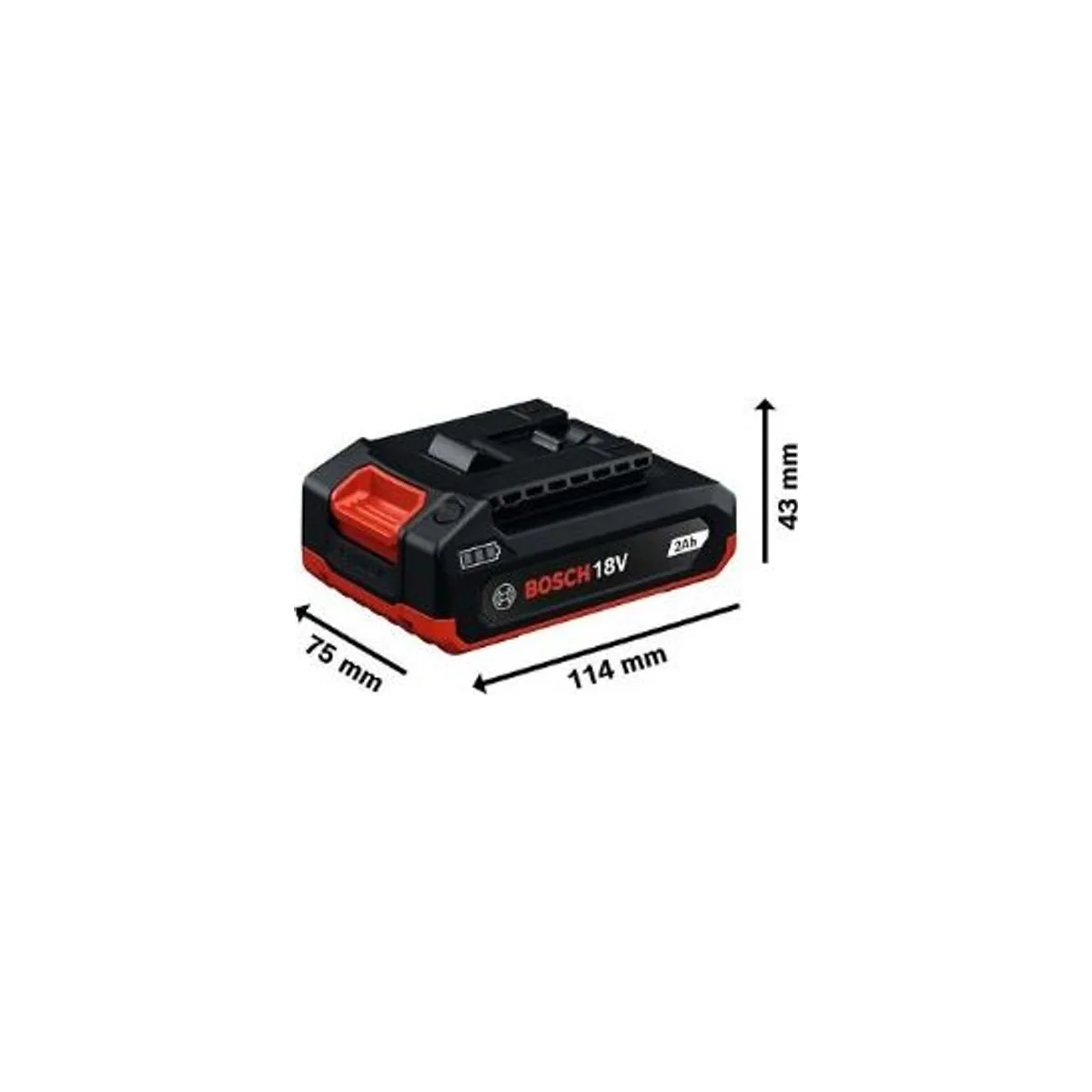 BOSCH GBA 18V 2.0AH AKÜ - Görsel 2