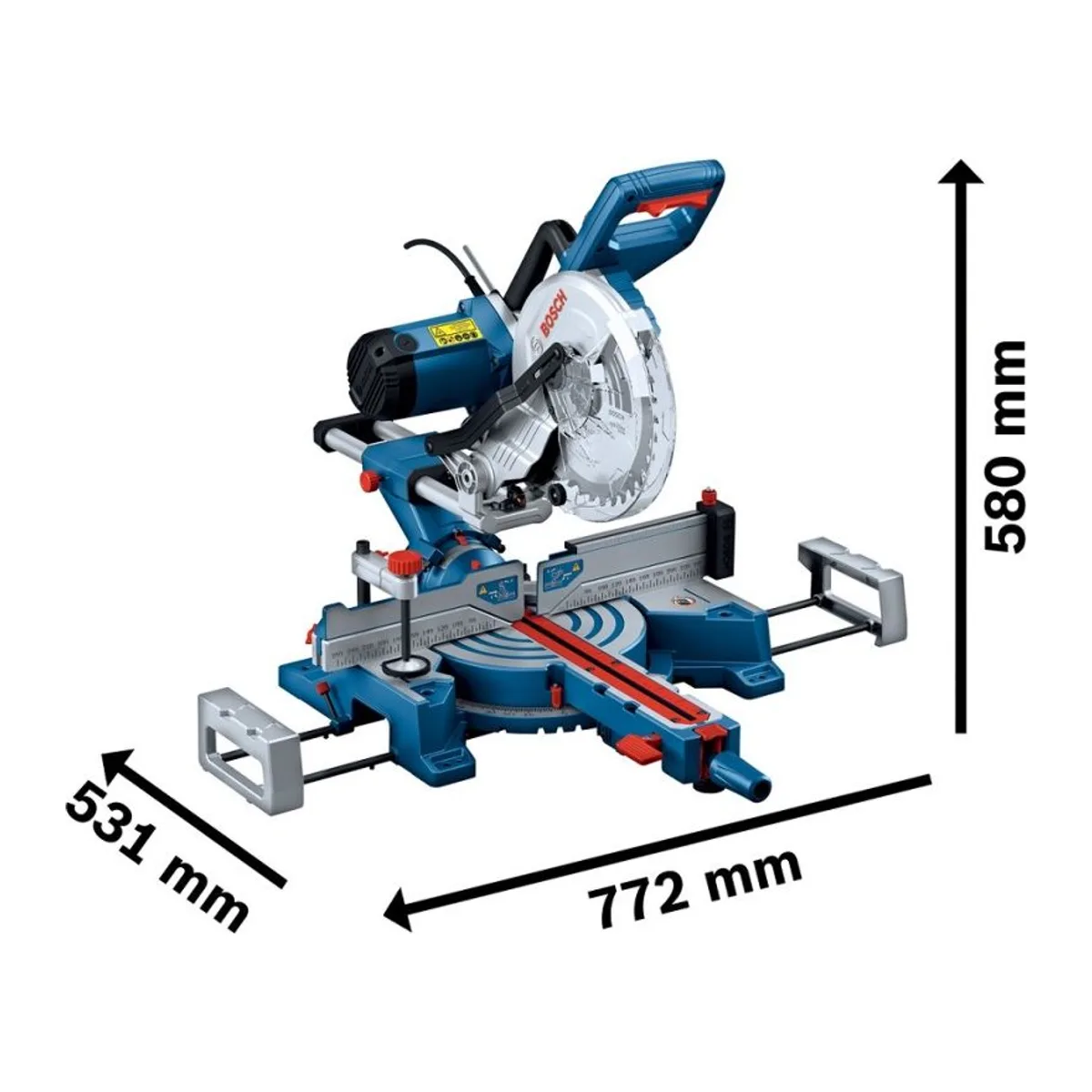 BOSCH GCM 254 D Gönye Kesme Makinesi - Görsel 2