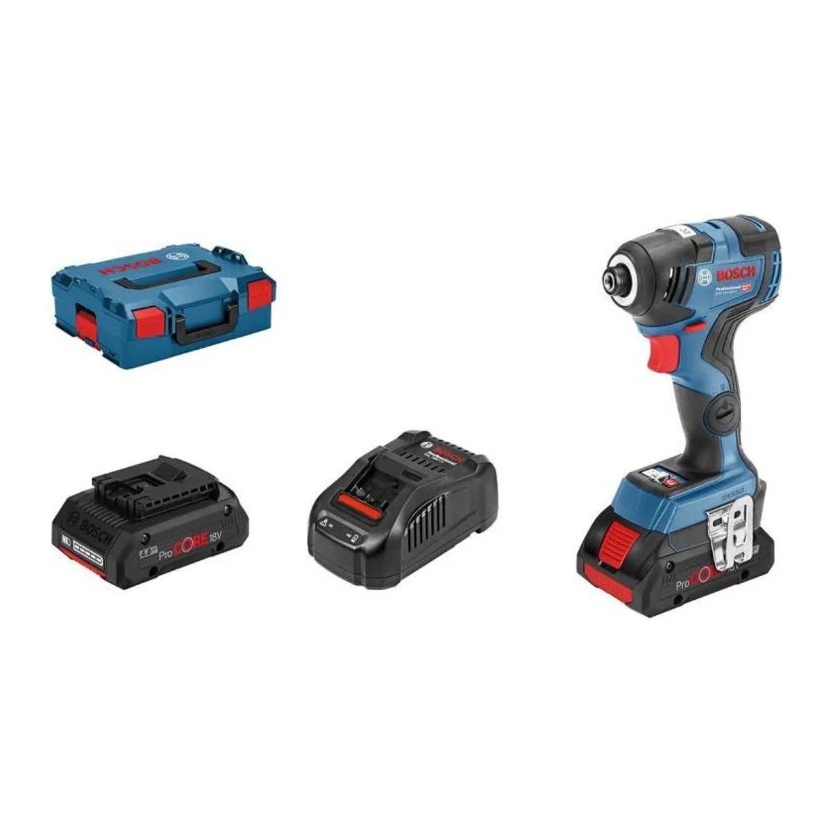 BOSCH GDR 18V-200 C AKÜLÜ DARBELİ SOMUN SIKMA - Görsel 2