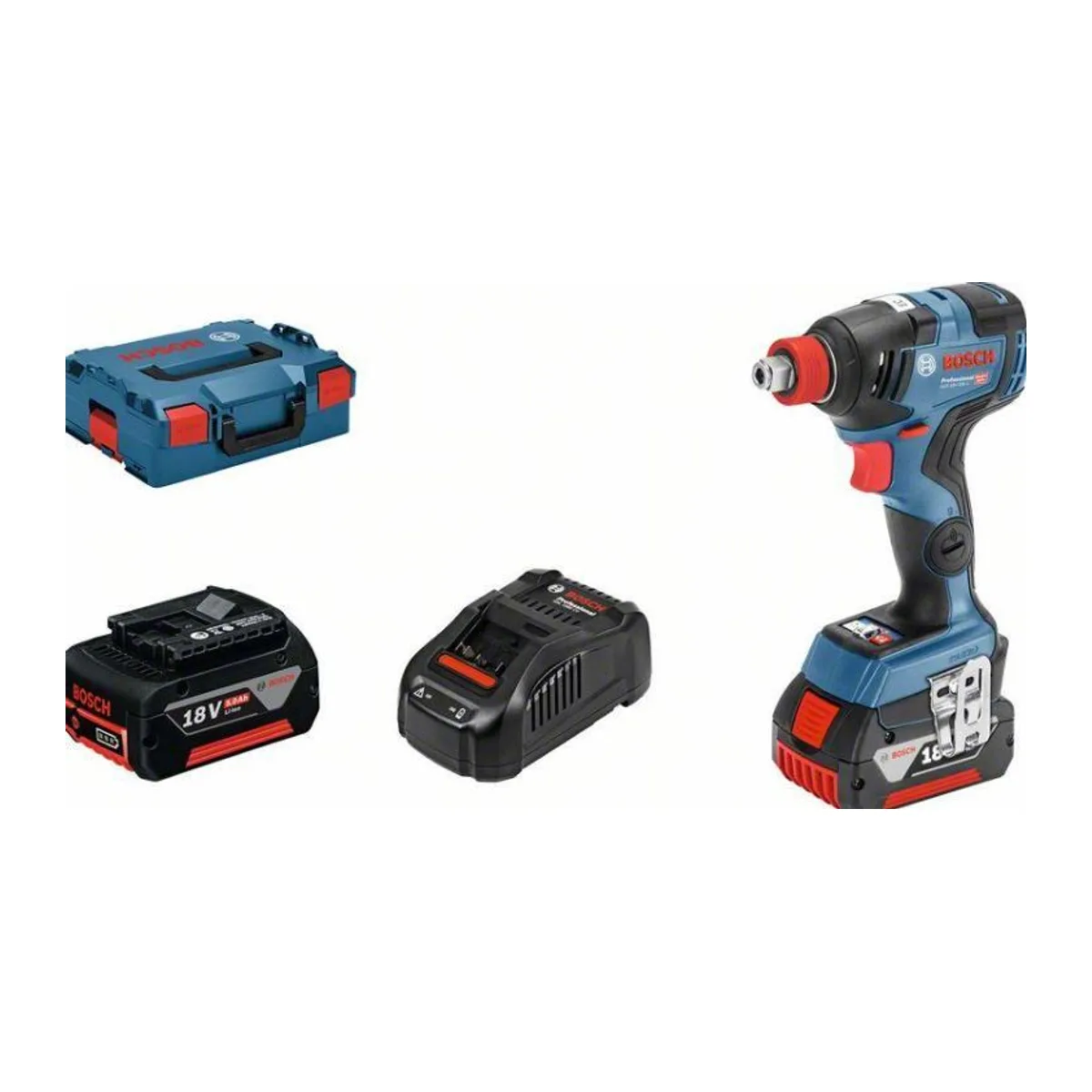 BOSCH GDX 18V-200 C 4AH PRO ÇİFT AKÜLÜ DARBELİ SOMUN SIKMA
