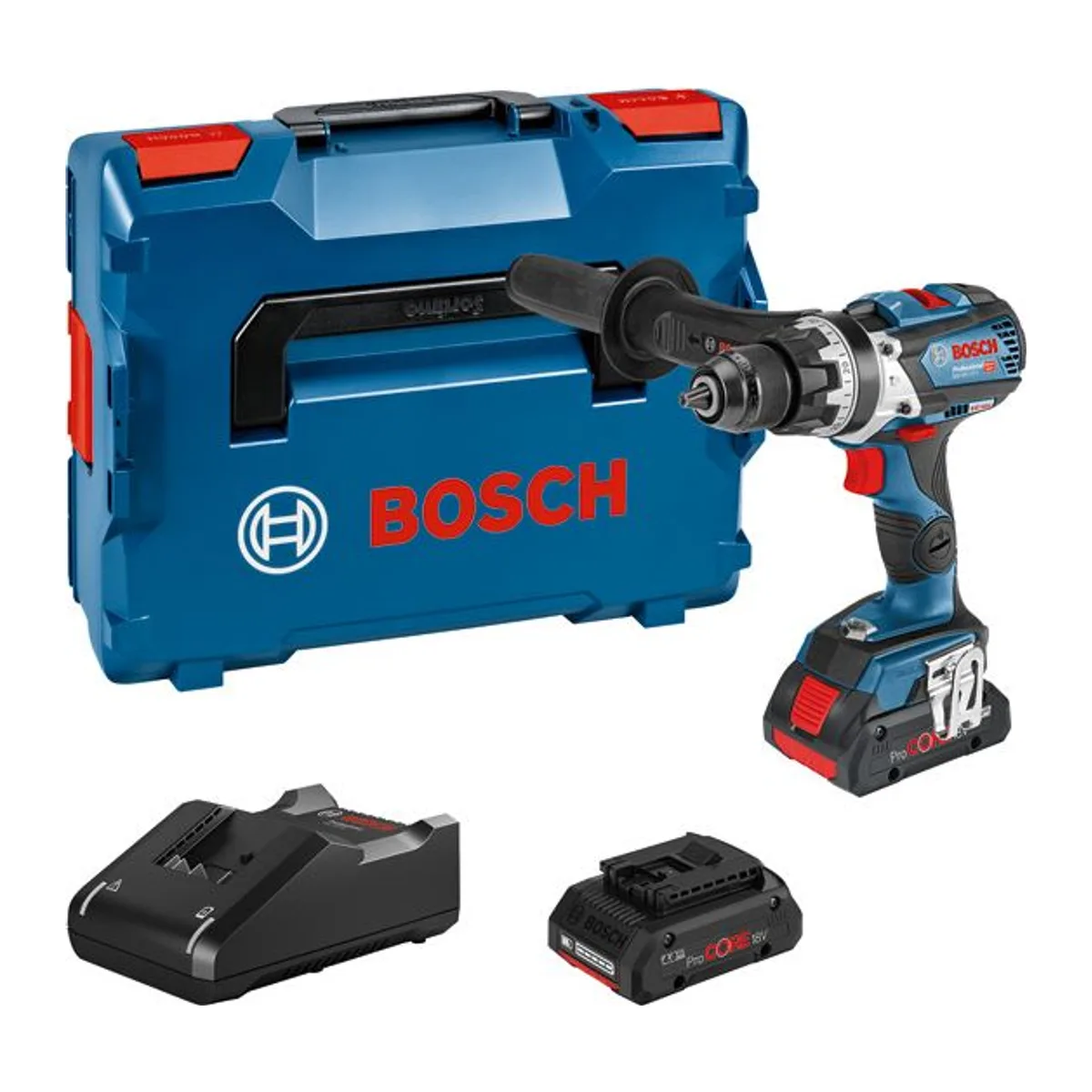 BOSCH GSB 18V-110C(2x4.0AhPC+GAL18V-40) - Görsel 2