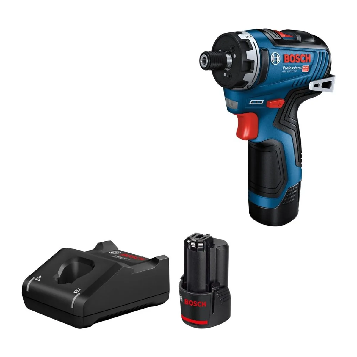 BOSCH GSR 12V-35 HX Vidalama (2x3.0Ah; Karton)