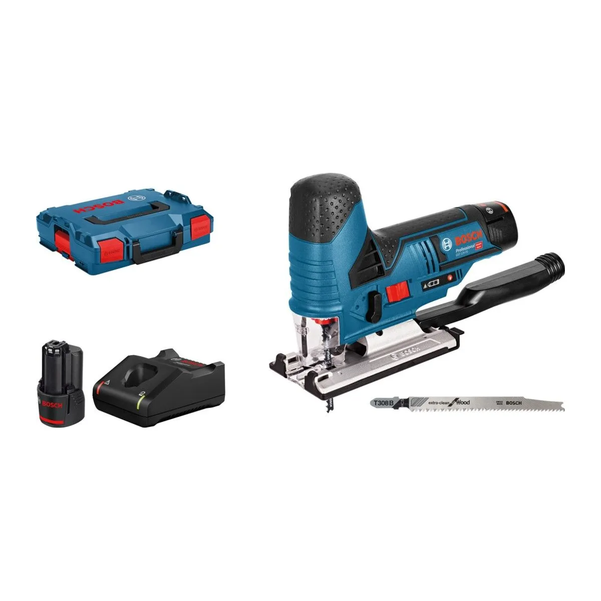 BOSCH GST 12V-70 Dekupaj Test.(2x3.0Ah;L-Boxx)