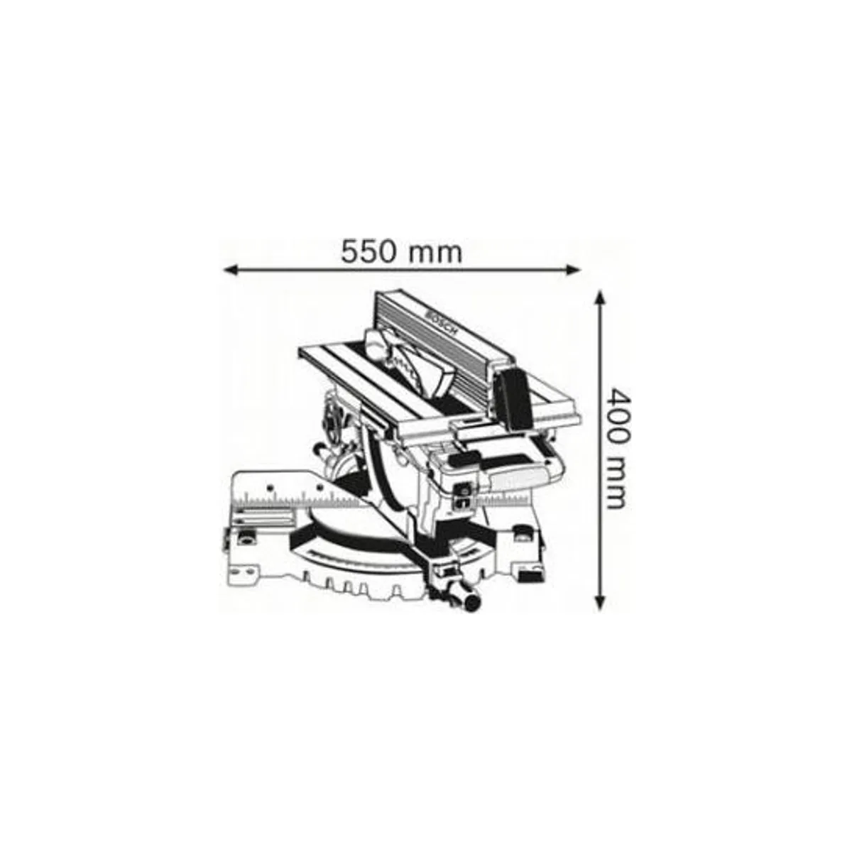 BOSCH GTM 12 JL GÖNYE KESME - Görsel 2