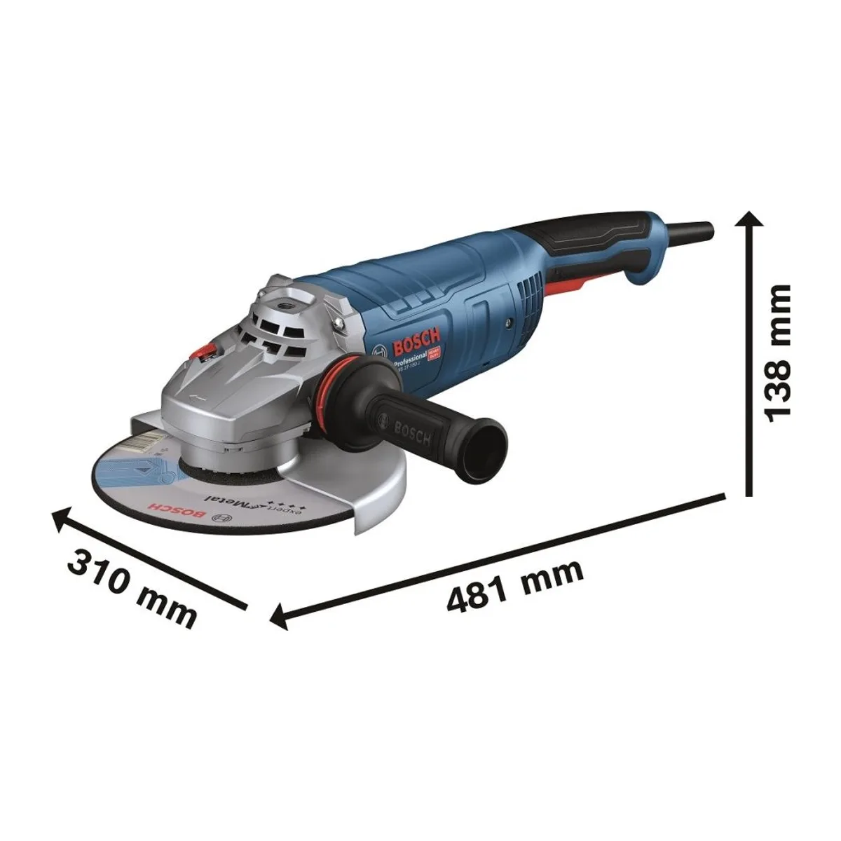 BOSCH GWS 27-180 J Büyük Taşlama - Görsel 2