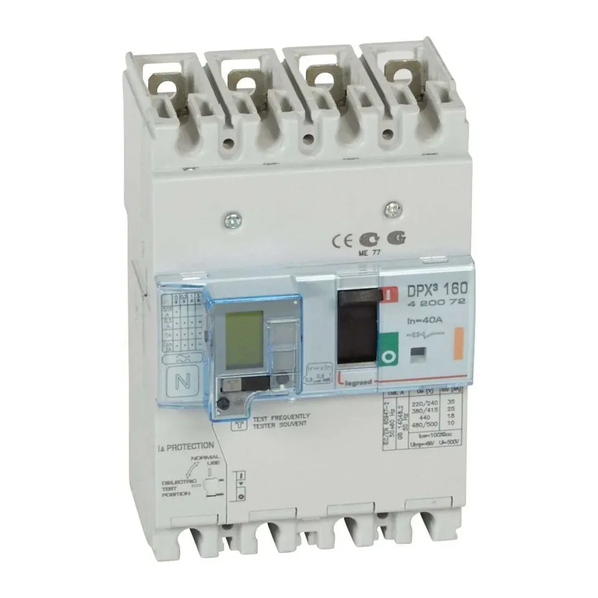 DPX3 160+DİF.BLOK 4P.40A.25KA.TMŞ.