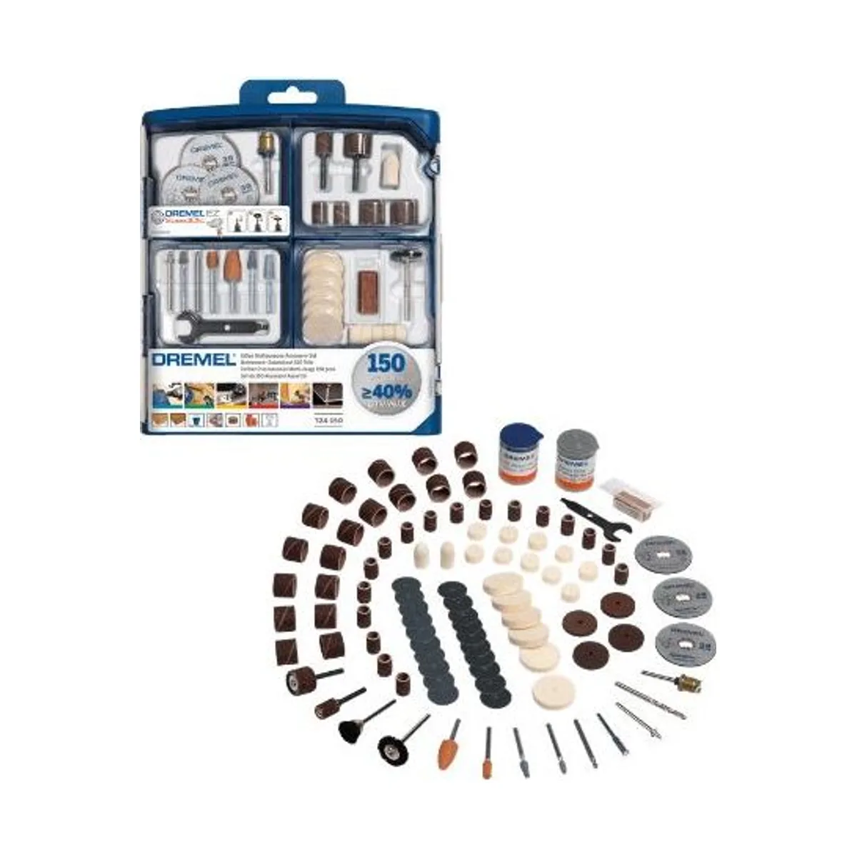 Dremel Çok Amaçlı Aks. Seti(724) 150 adt