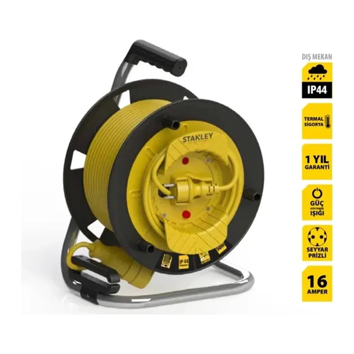 PMG-37315-F PLS BOBİN Ã˜280 IP44 F TYPE(SCHUKO) 3G1,5 35+2M