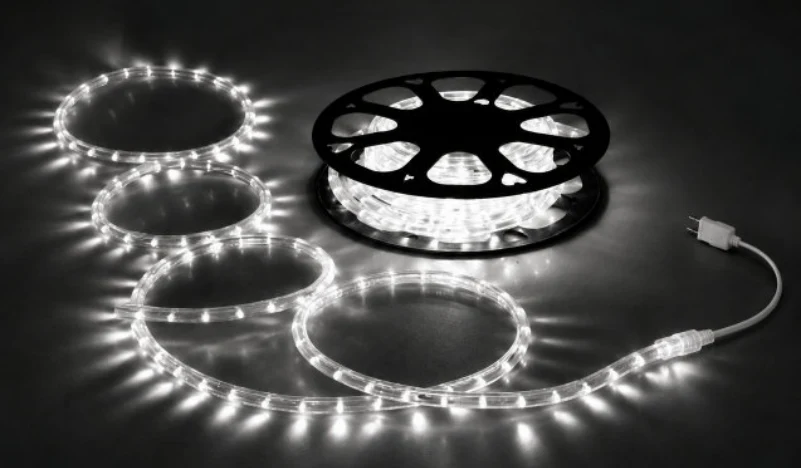 LED Hortum 100 m Rulo IP65 – Beyaz, Şeffaf Kablo - Görsel 2