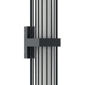 Assos Alüminyum Dış Mekan Bahçe Duvar Apliği - IP54 Su Geçirmez Siyah Modern Kafesli Armatür