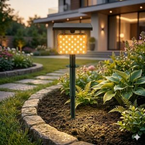 Solar LED Çim Armatürü