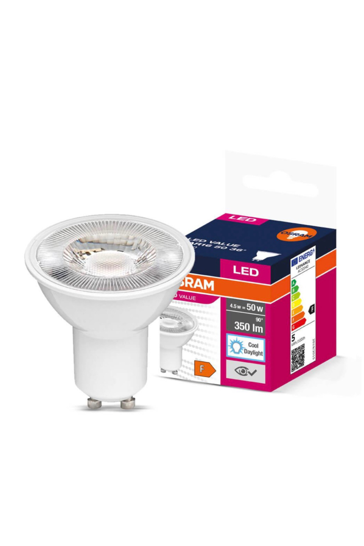 GU10 Led Ampul 4.5W 4000K Sıcak Beyaz (10 Adet) - Görsel 2