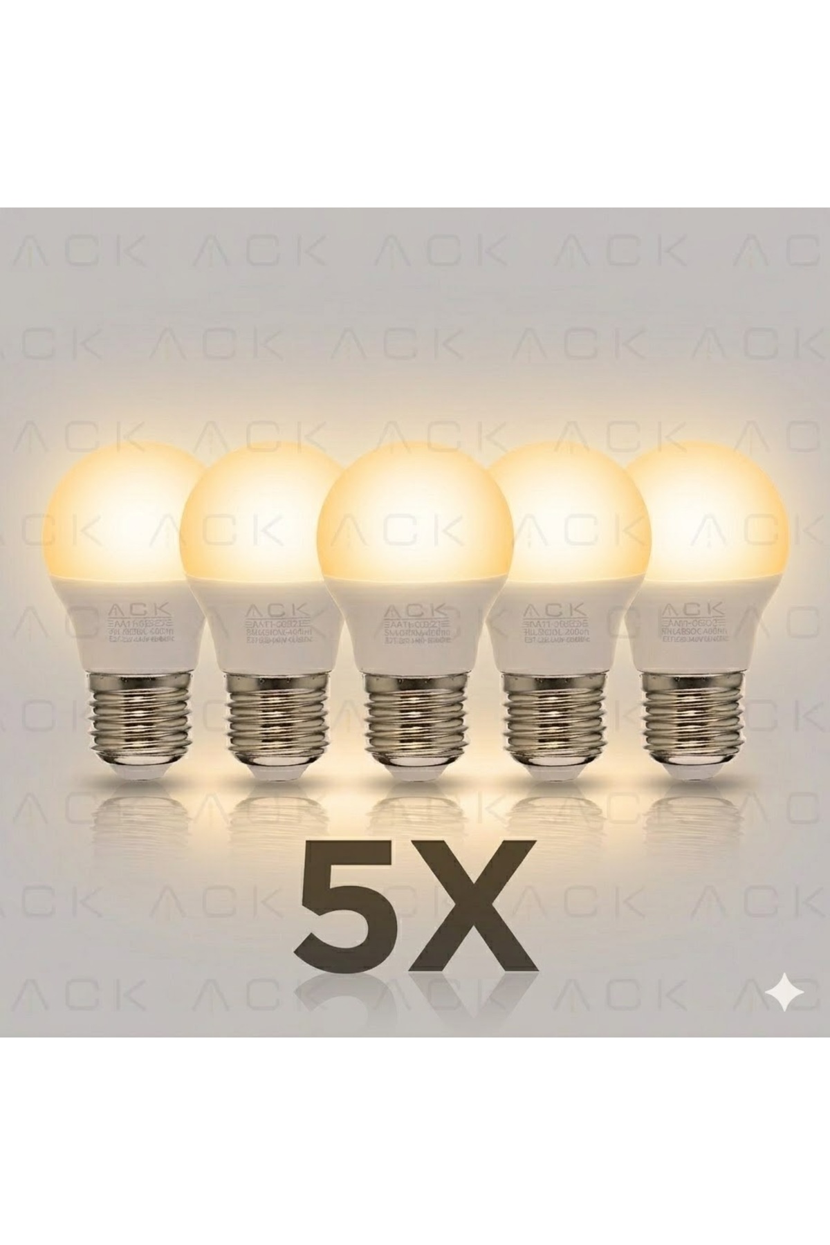 TOP AMPUL 5W 3000K E27 5 Lİ PAKET 50.000 SAAT 5 Lİ PAKET