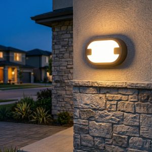 15W LED Oval Armatür – IP54 Su Geçirmez Bahçe ve Duvar Apliği 3000K Günışığı