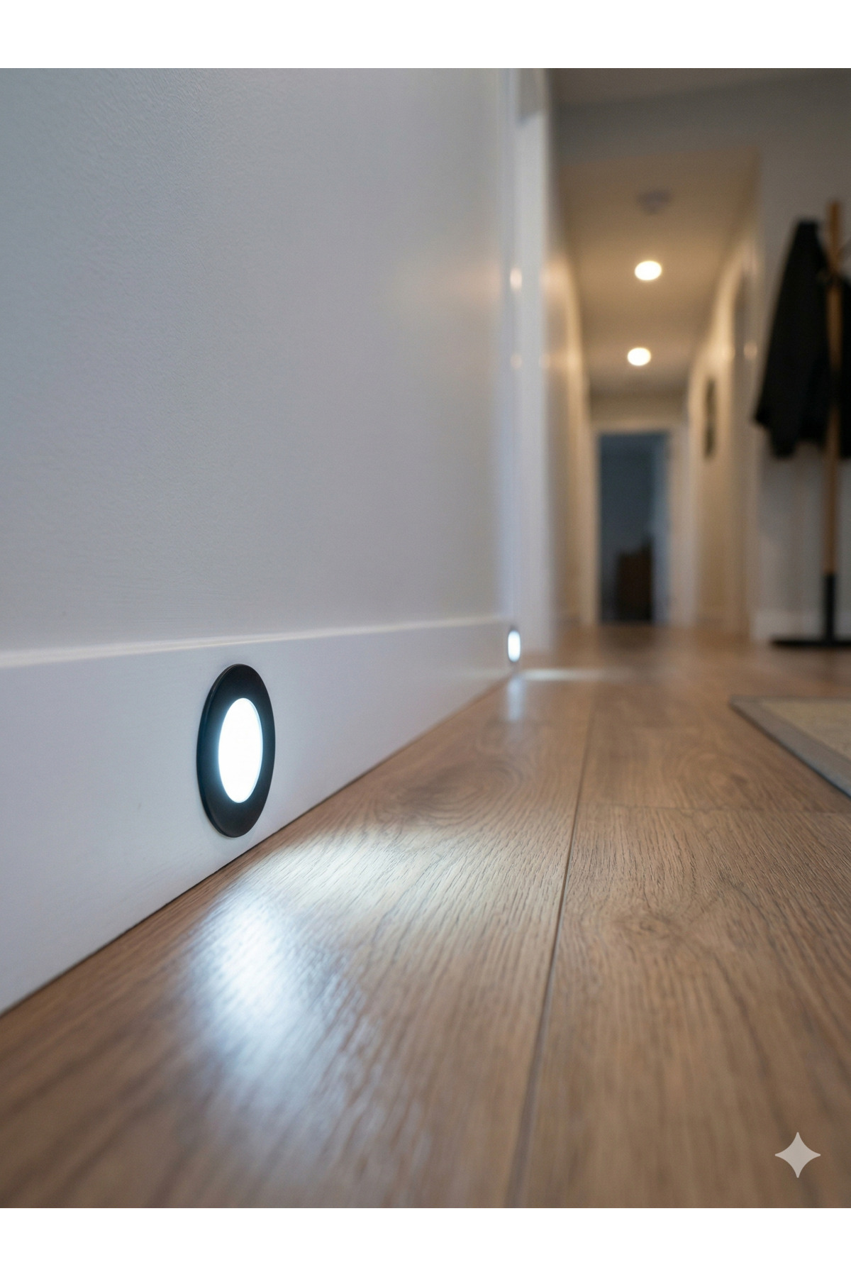 2.5W LED Mobil Spot - Gömme Tavan Spotu Siyah Kasa 6500K